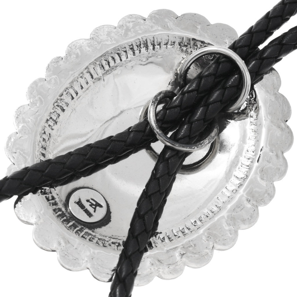 Turquoise Navajo Bolo Tie with Silver Detail
