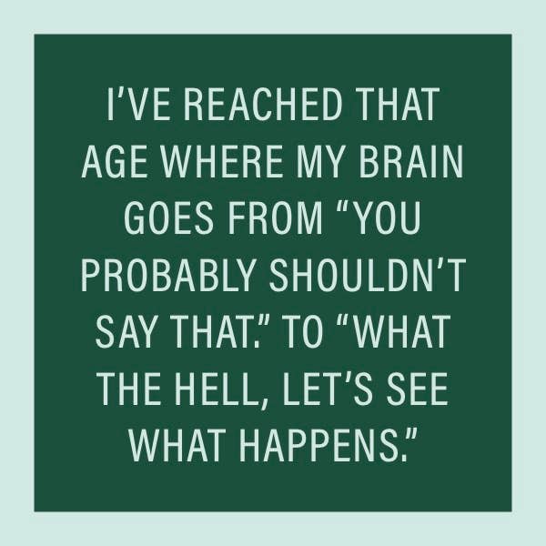 Text quote on green background.
