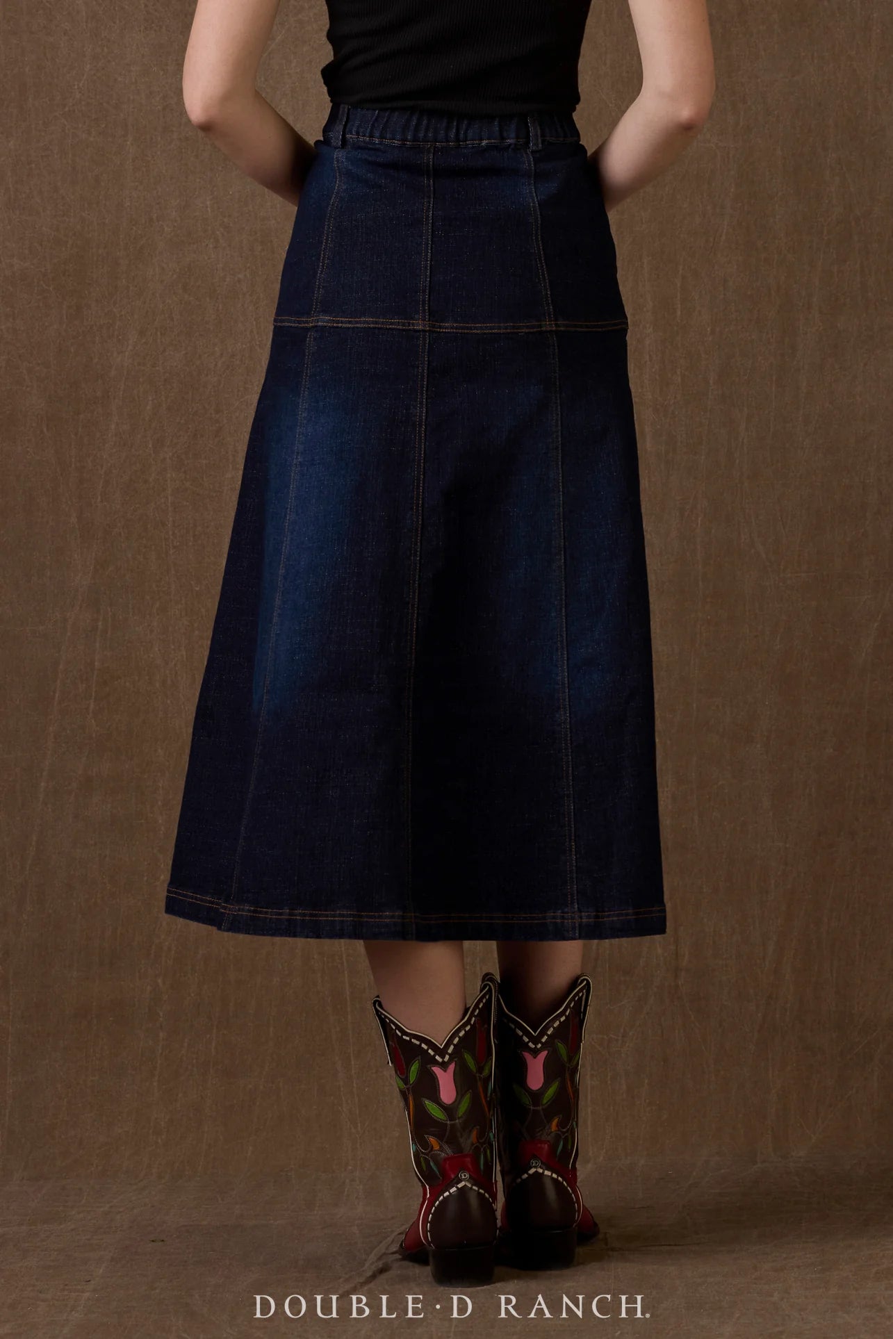 Giada Denim Skirt by Double D Ranch