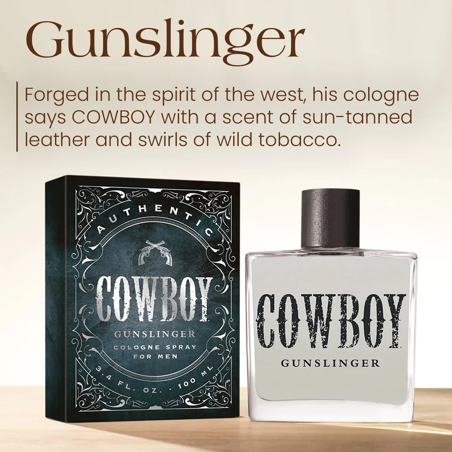 Gunslinger Cowboy Cologne for Men