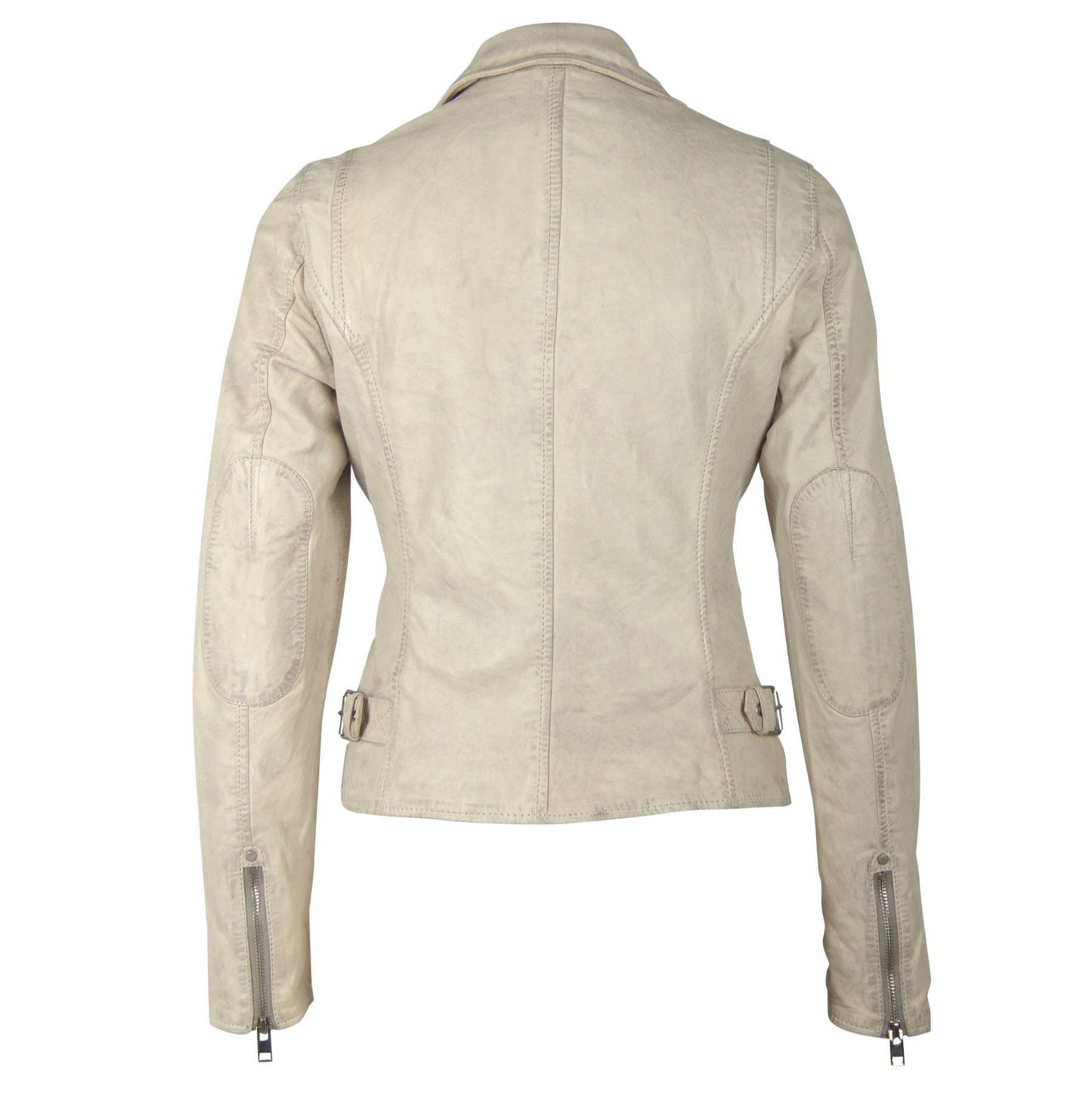 Sofia RF Leather Jacket, Off White