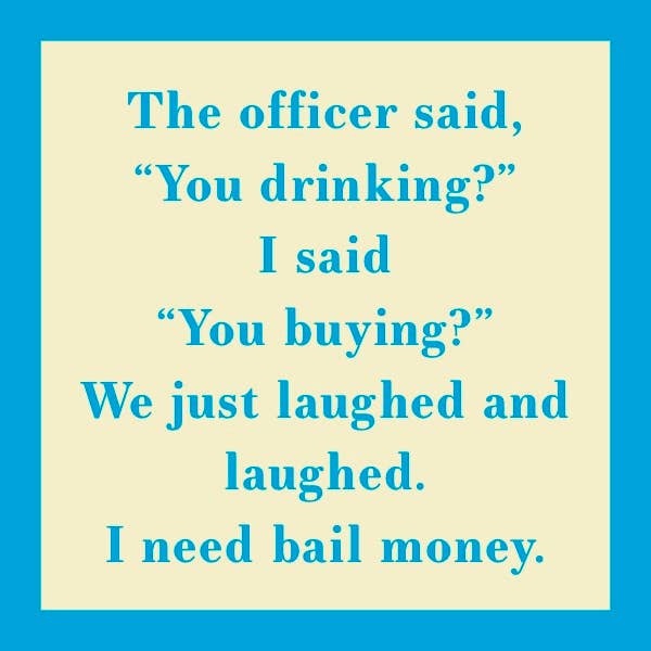 a drinking joke.