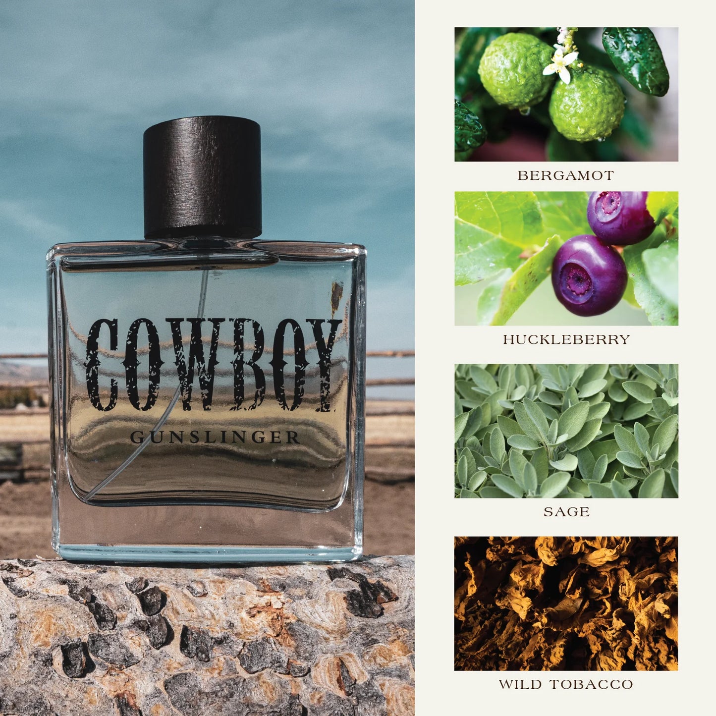 bergamot, huckleberry, sage, and tobacco.