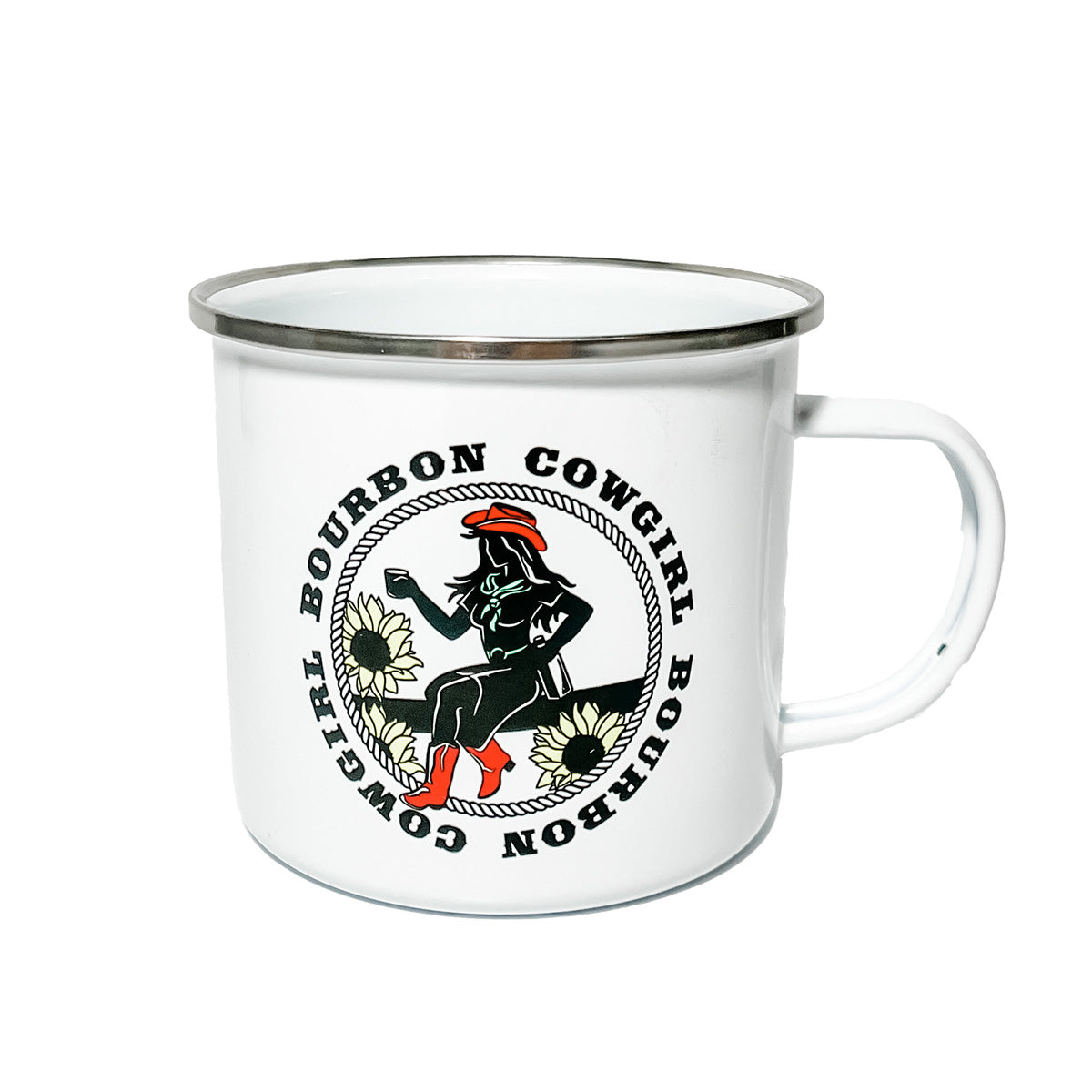 Bourbon Cowgirl mug - BCCAMPMUGWHITEweb