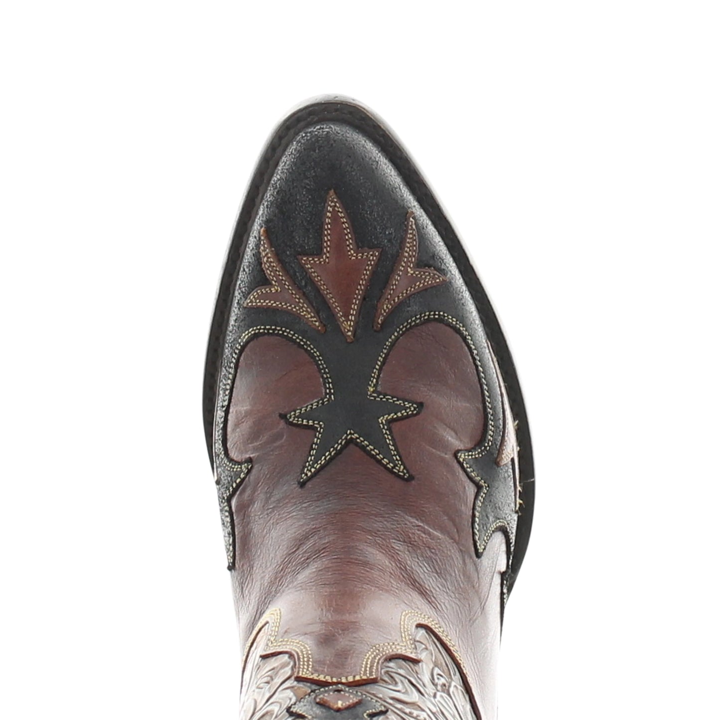 BL4077-1T cowboy boot toe with star design