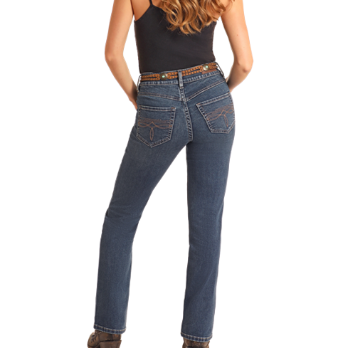 Woman in jeans and tank top