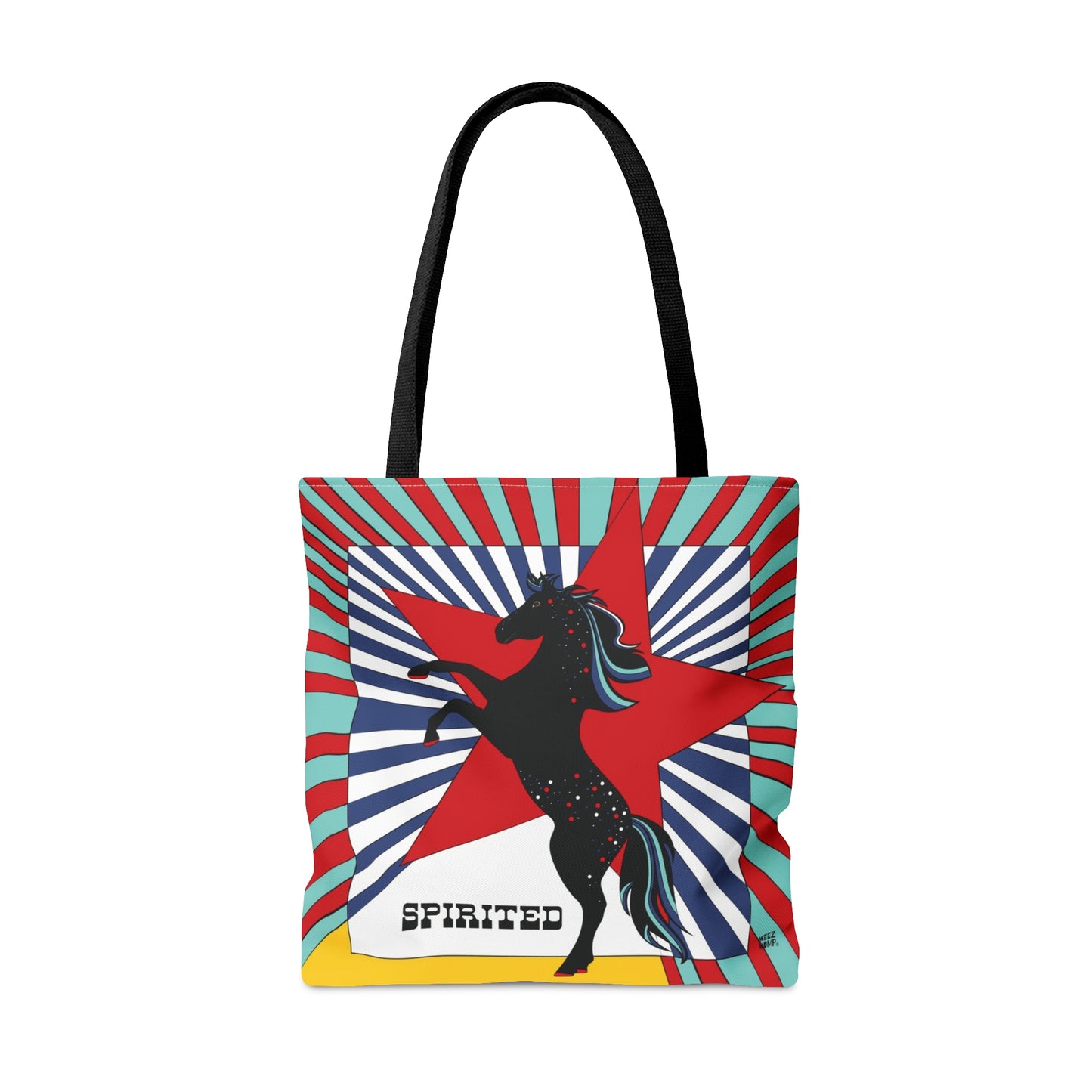 Spirited horse tote bag - Back 6