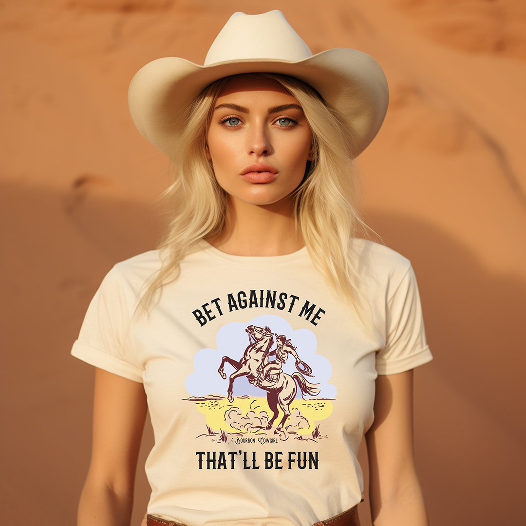 Woman in cowboy hat