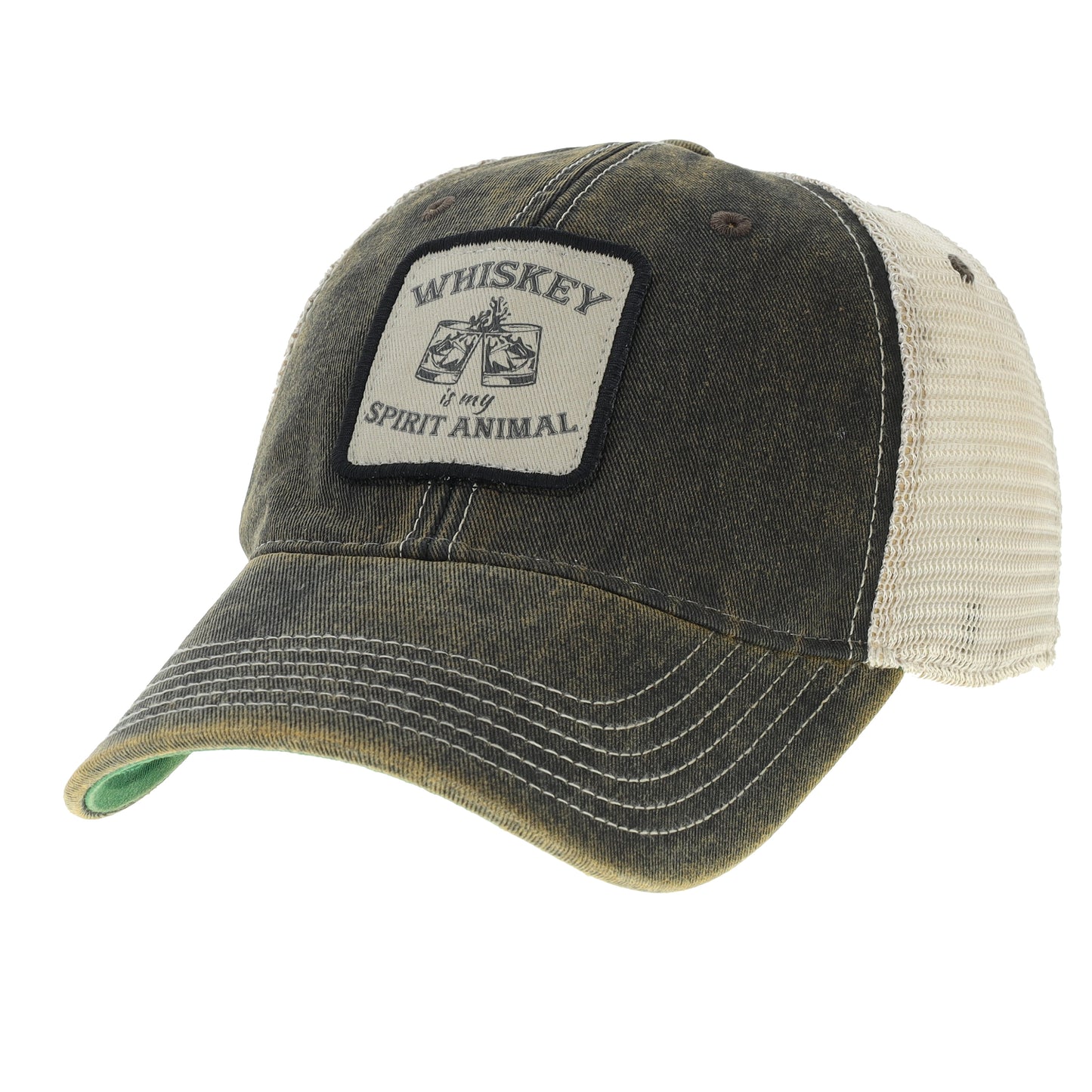 Blackspirithat Whiskey is my Spirit Animal Cap
