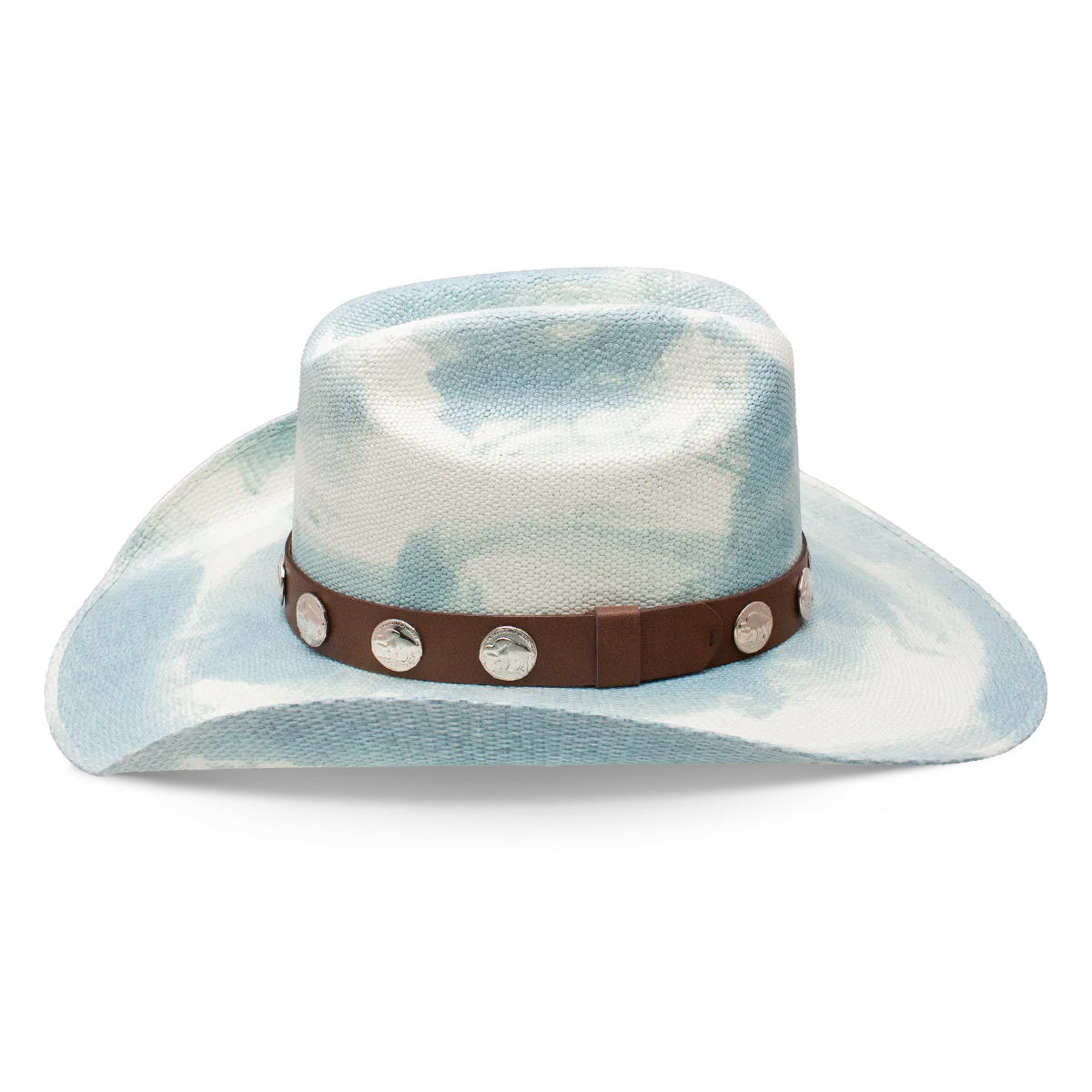 CSHTHO-3040DM Cowboy Hat with Blue and White Pattern