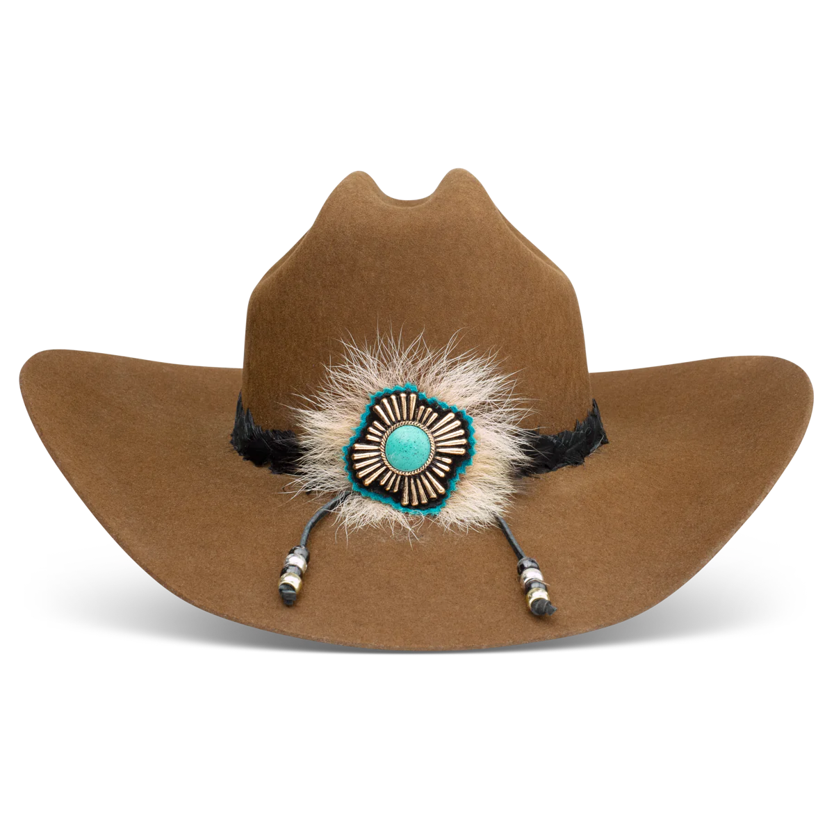 Cowboy hat with turquoise detail (CWCNWF-724201)
