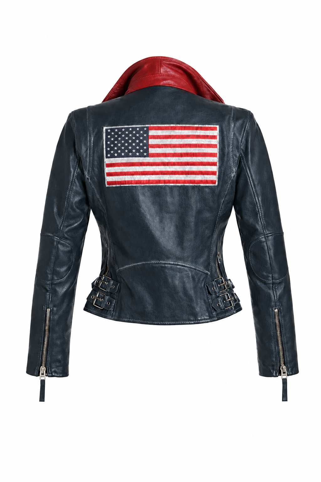 Betsy RF Leather Jacket, Black.