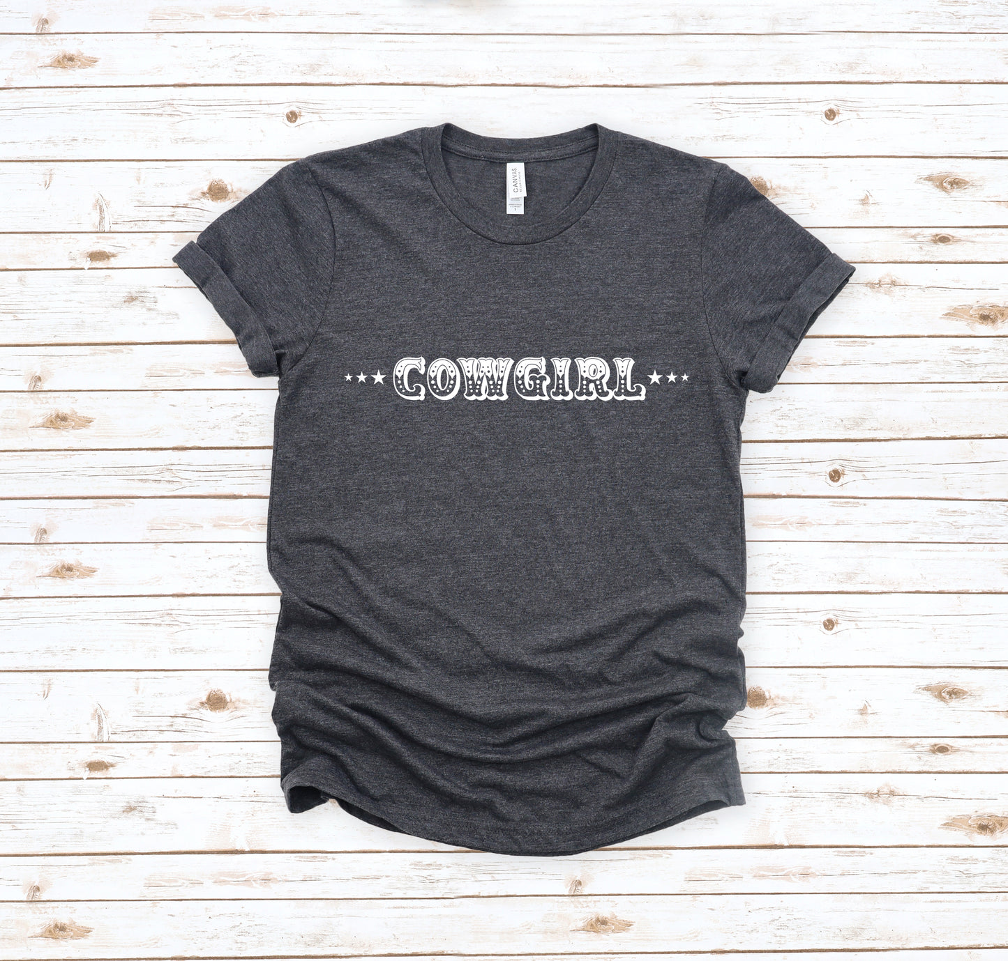 Cowgirl Stars Flat T-Shirt
