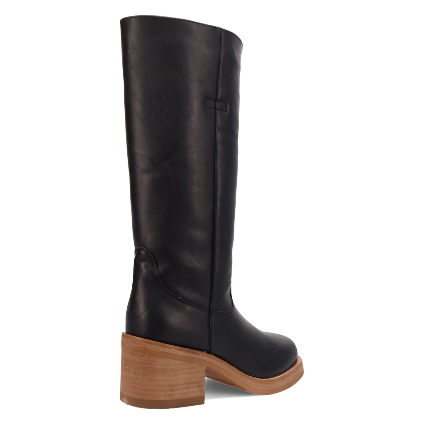 Black leather tall boot DI2287-BK_10