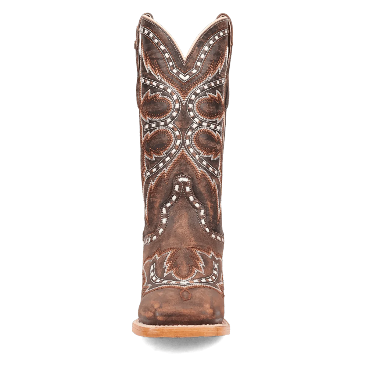 Brown leather cowboy boot DP5203_5