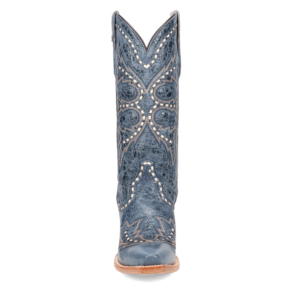 Blue leather cowboy boot DP7019_5