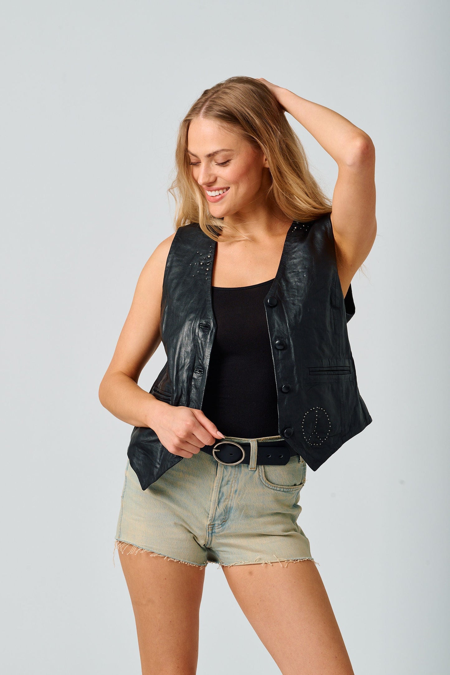 Harmony RF Leather Vest by Mauritius