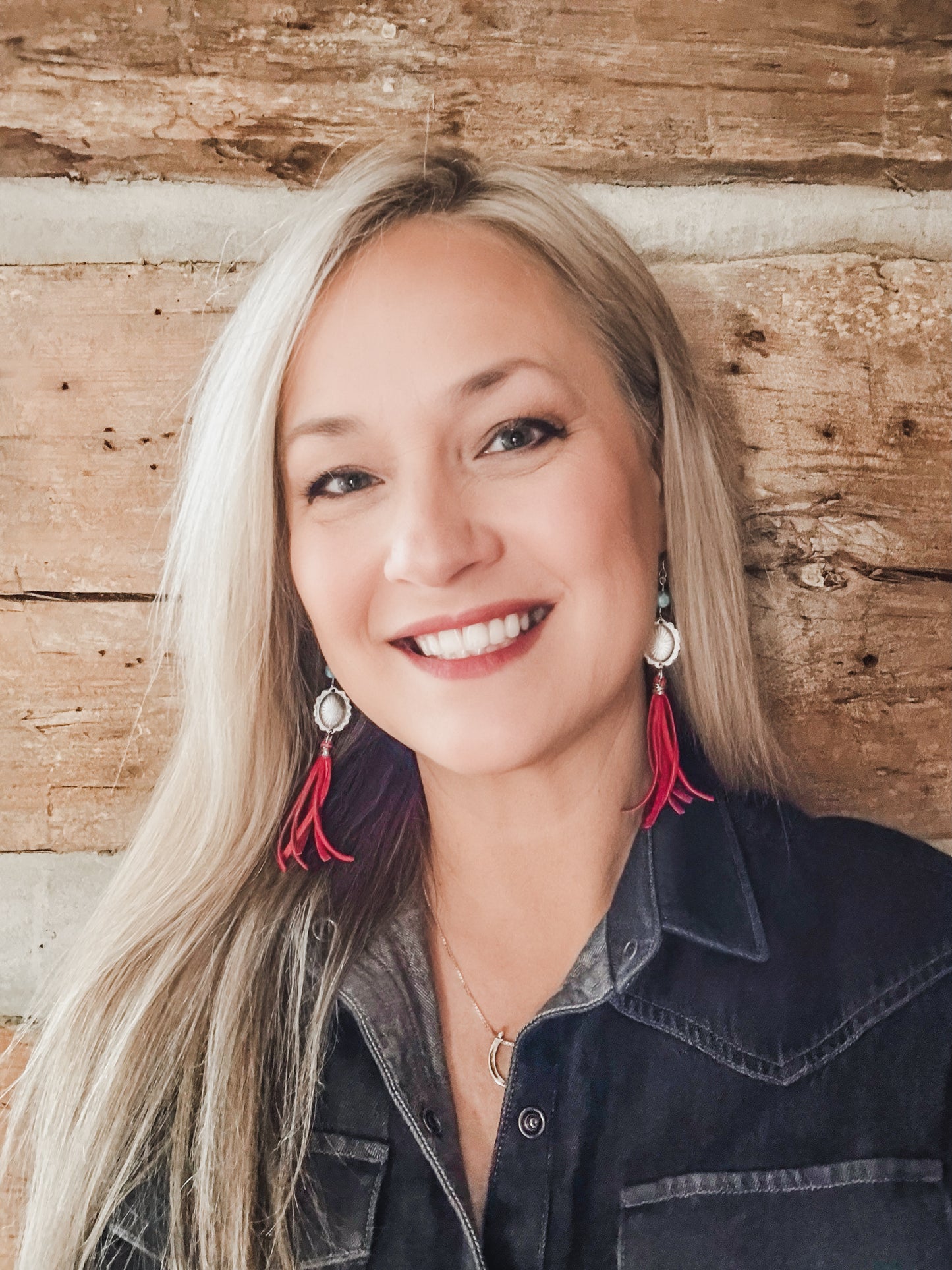 Woman smiling, Facetune edit, January 2, 2024