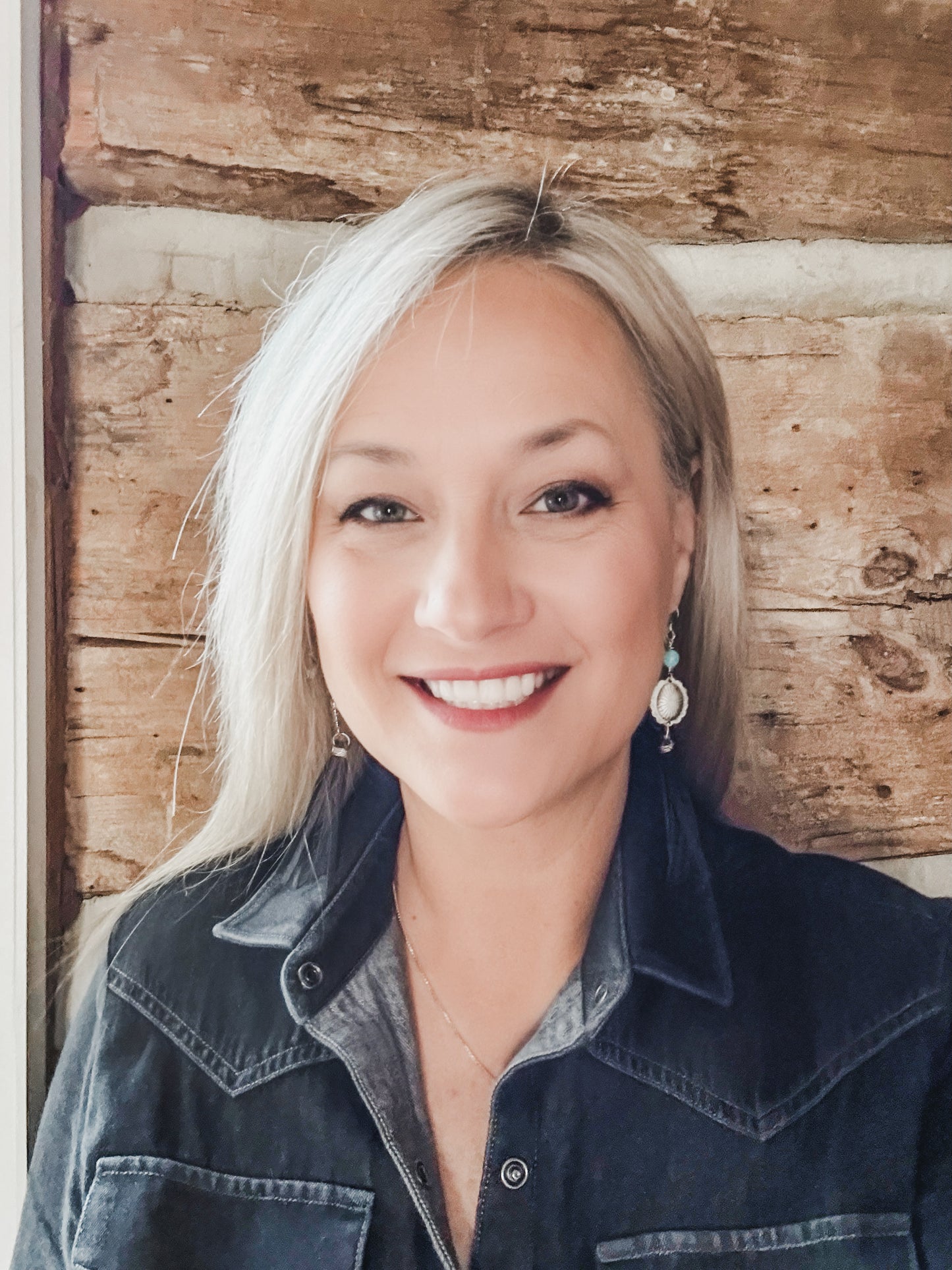 Smiling woman, Facetune edit, Jan 2, 2024
