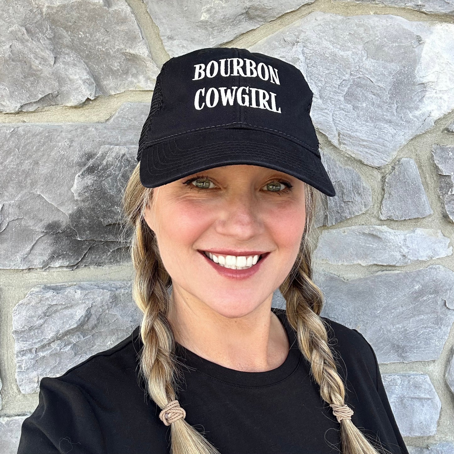 Bourbon Cowgirl Embroidered Relaxed Twill Trucker Hat