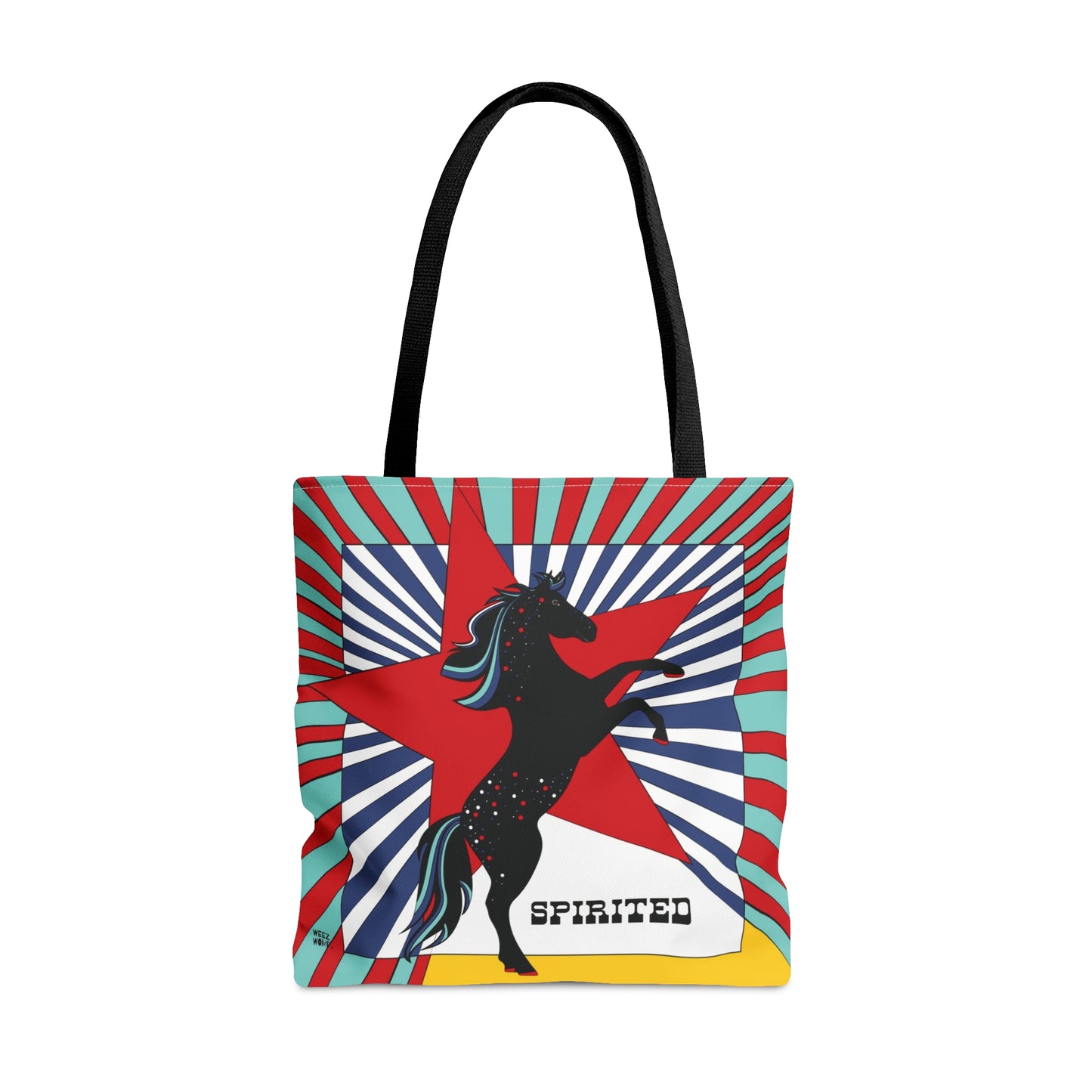Spirited horse tote bag - Front 23