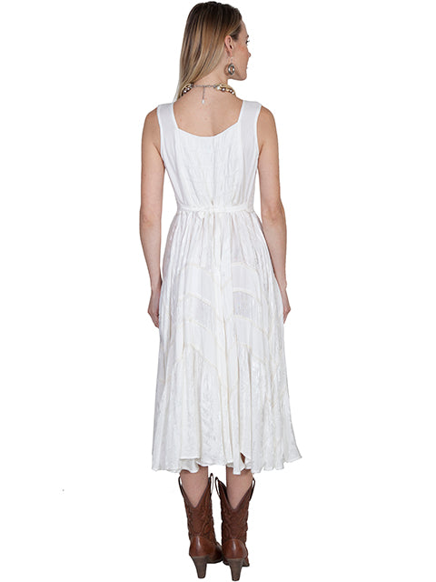 Woman in white dress preview