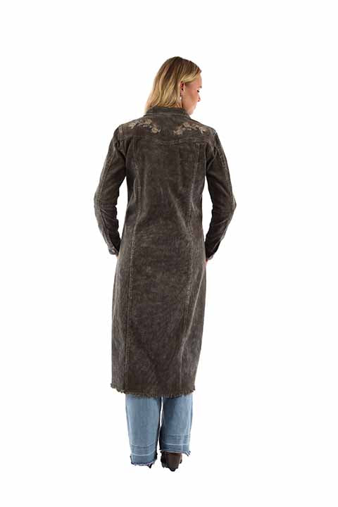 Scully Women's Corduroy Duster Jacket at Bourbon Cowgirl