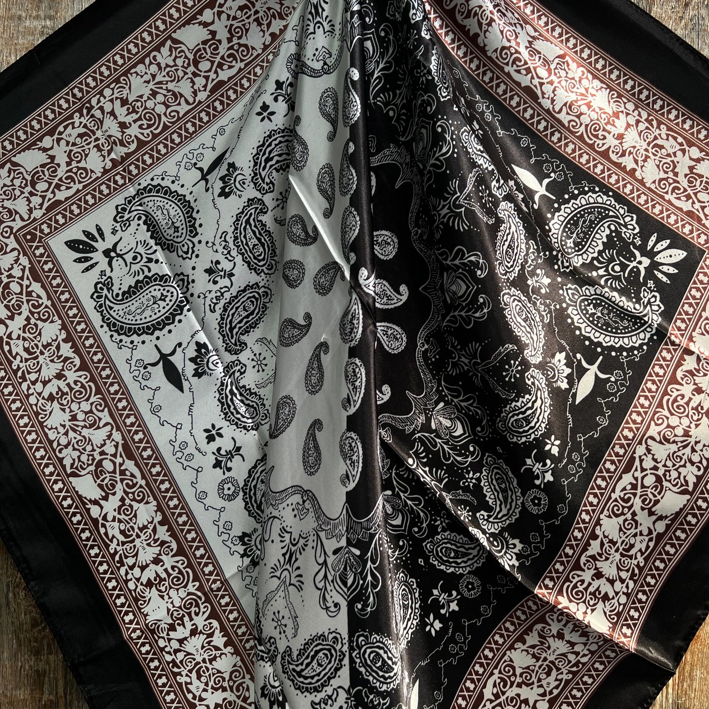 Paisley print scarf, IMG_4658