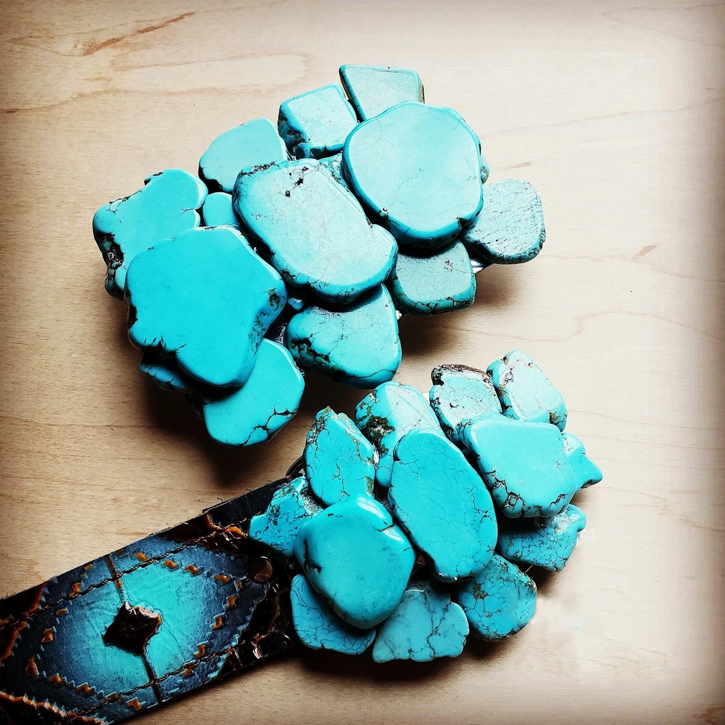 JJbuckle1 turquoise belt buckle
