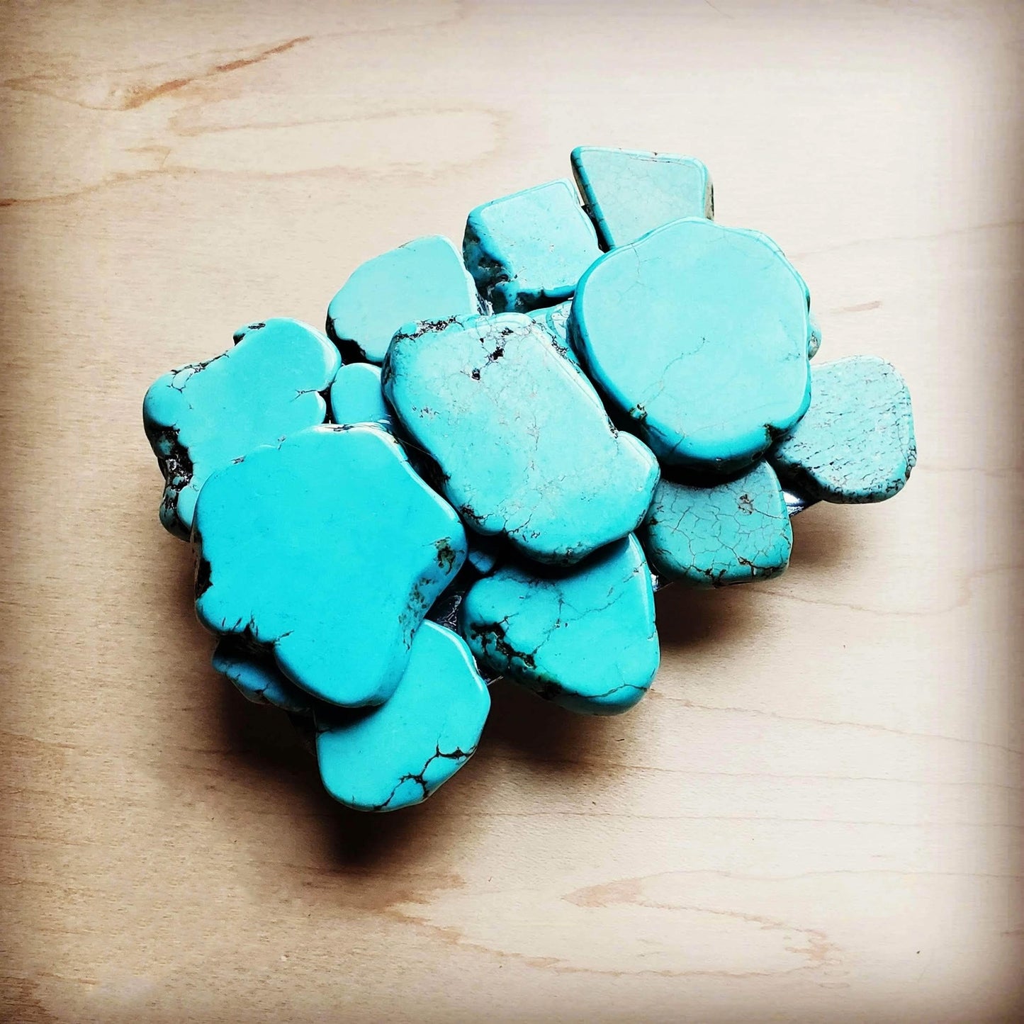 JJbuckle4 turquoise stone buckle