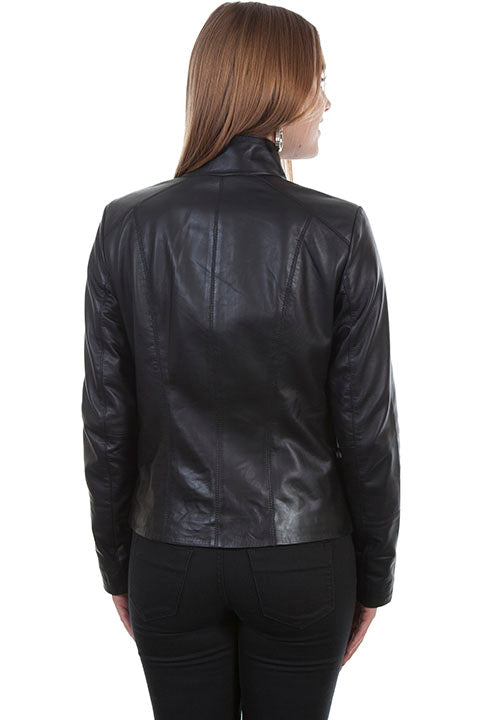 L5-11 black leather jacket preview