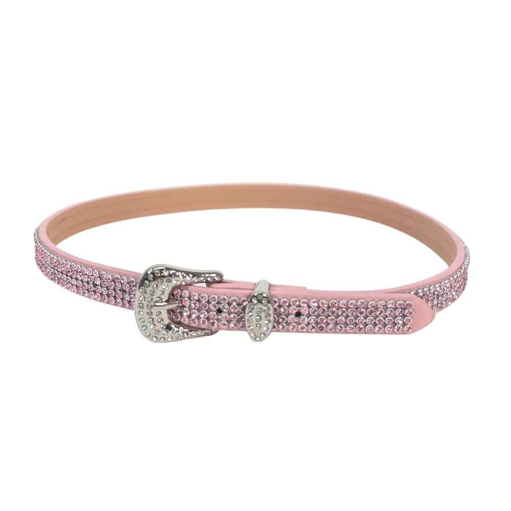 Pink crystal Luna hatband