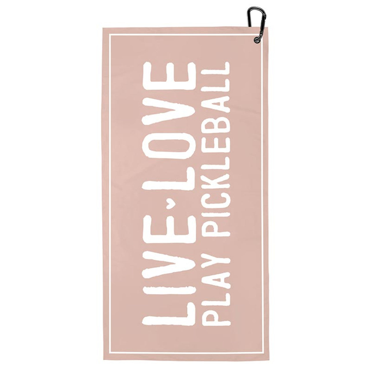 Pickleball towel, Live Love Play Pickleball N0519__38873