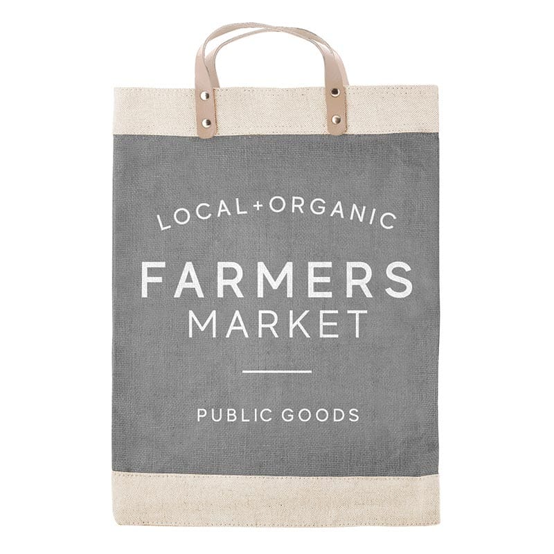 N0575 Farmers Market bag with Local & Organic text.