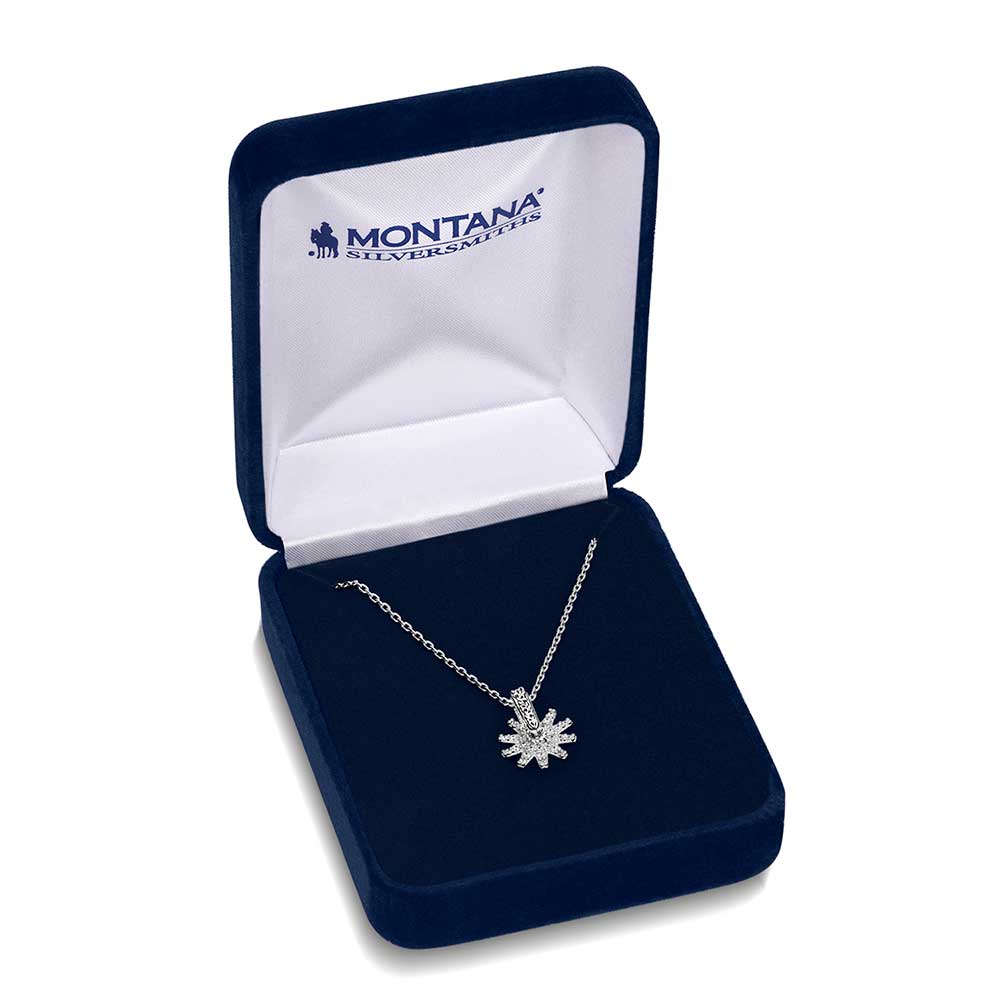 Montana Silversmiths necklace in blue box