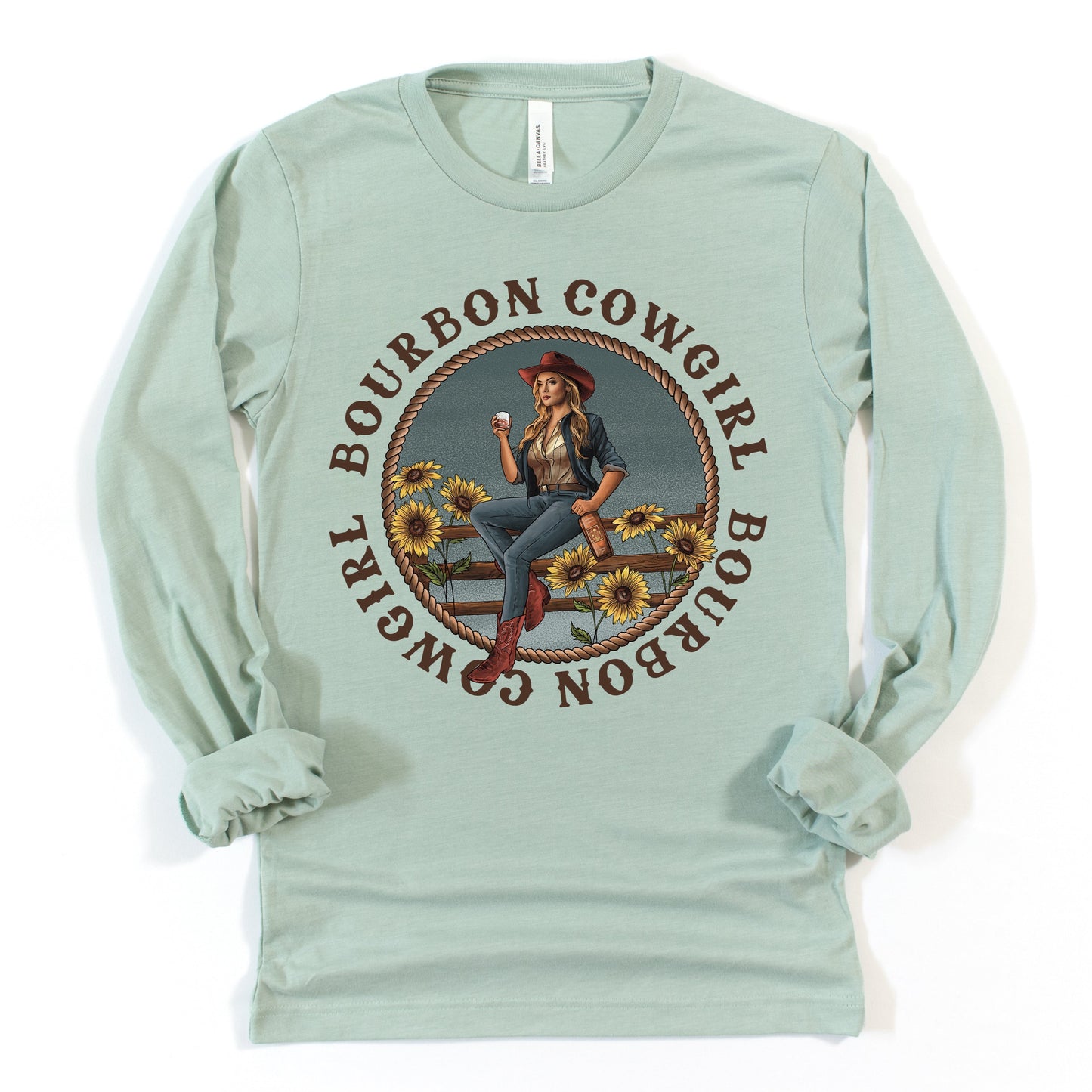 Bourbon Cowgirl graphic