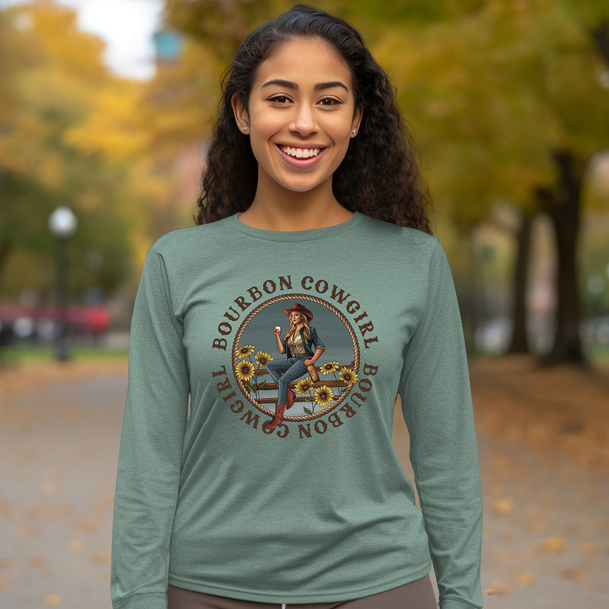 New BC Logo Bourbon Cowgirl tee shirt