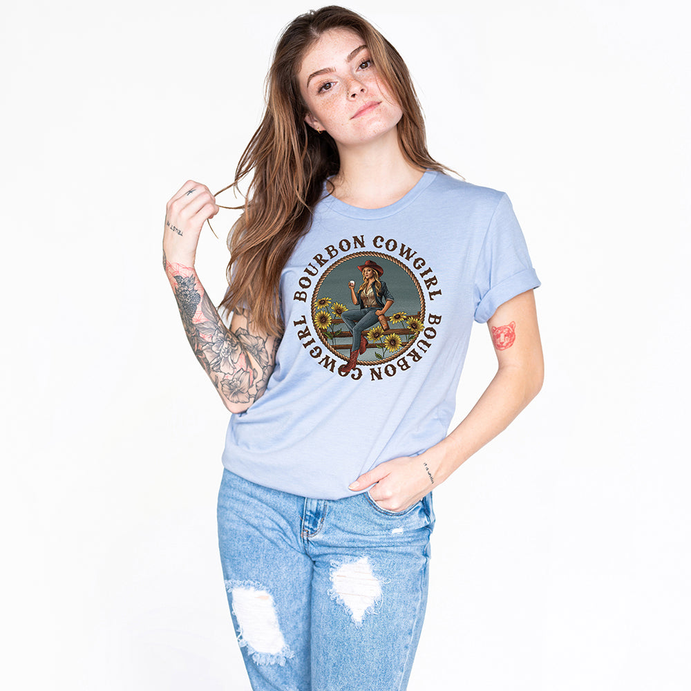 New BC Logo Tee - Bourbon Cowgirl T-shirt