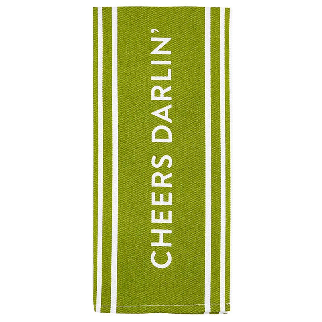 Green Cheers Darlin' Kitchen Towel - P6518__14798