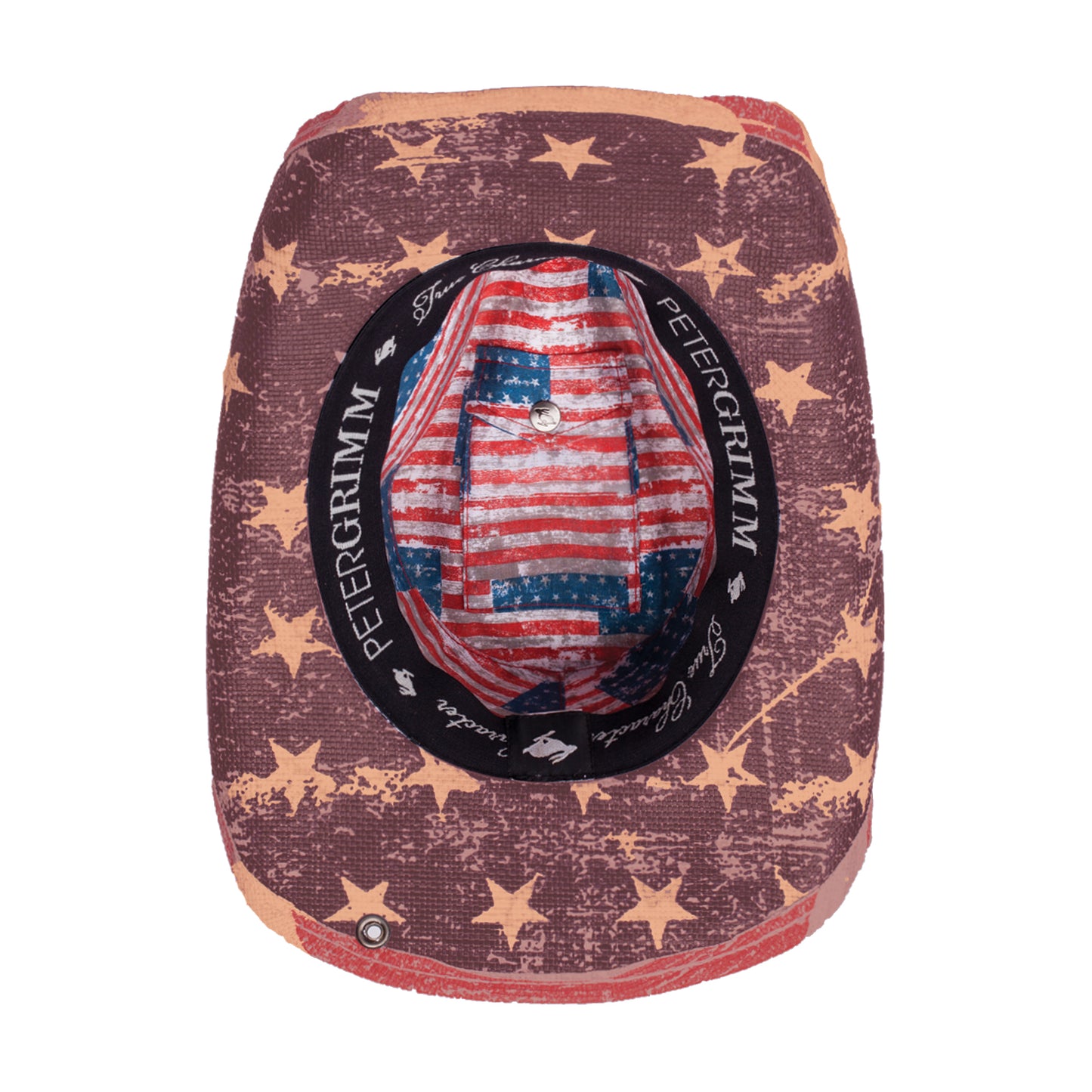 Patriot American flag cowboy hat by Peter Grimm