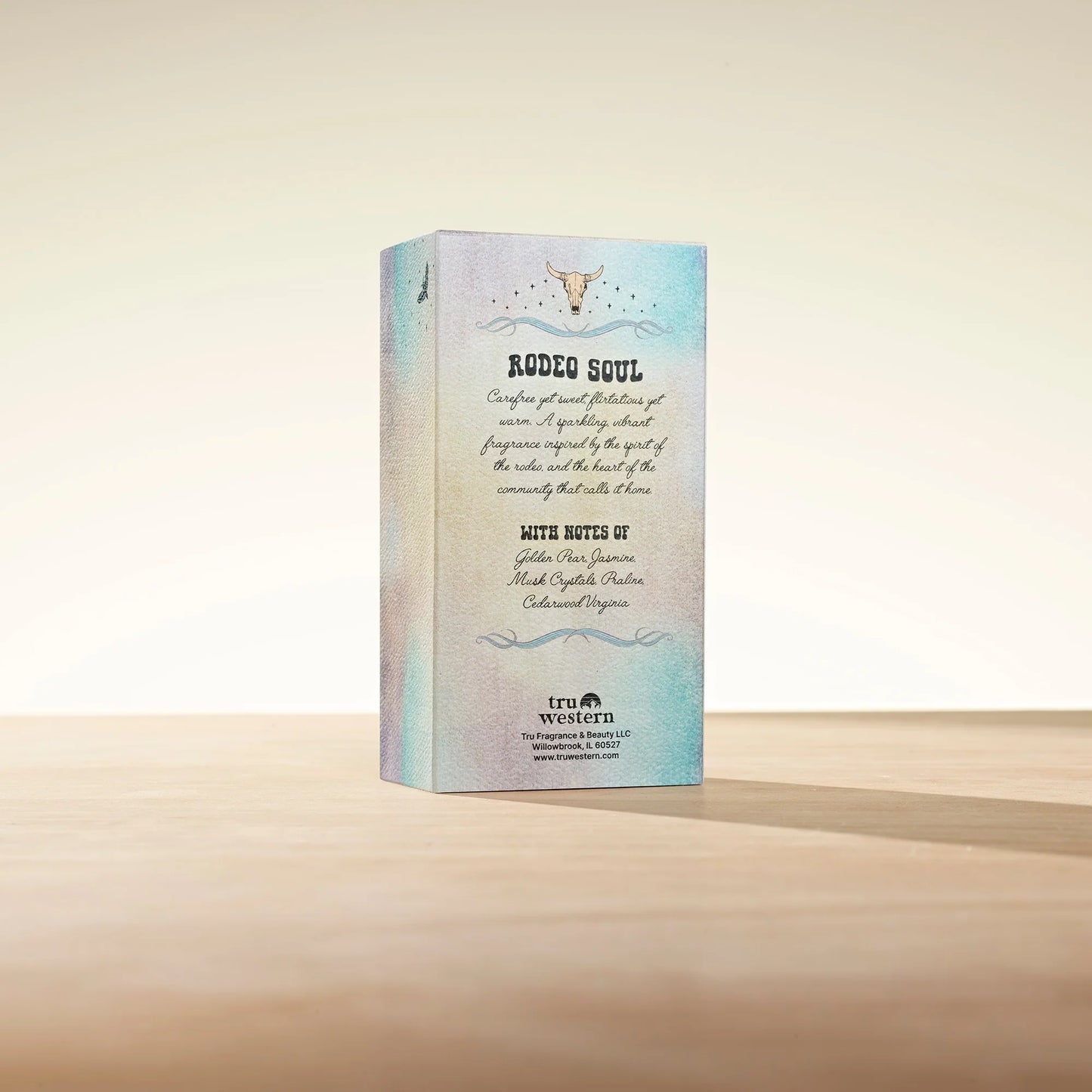 Rodeo Soul fragrance carton back