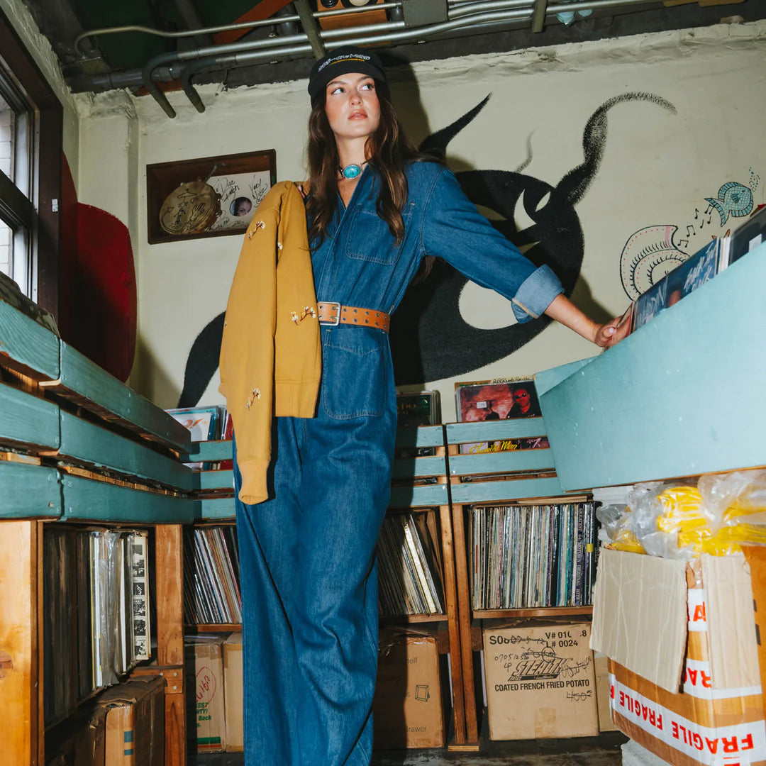 Margot Denim Jumpsuit by Sendero Provisions