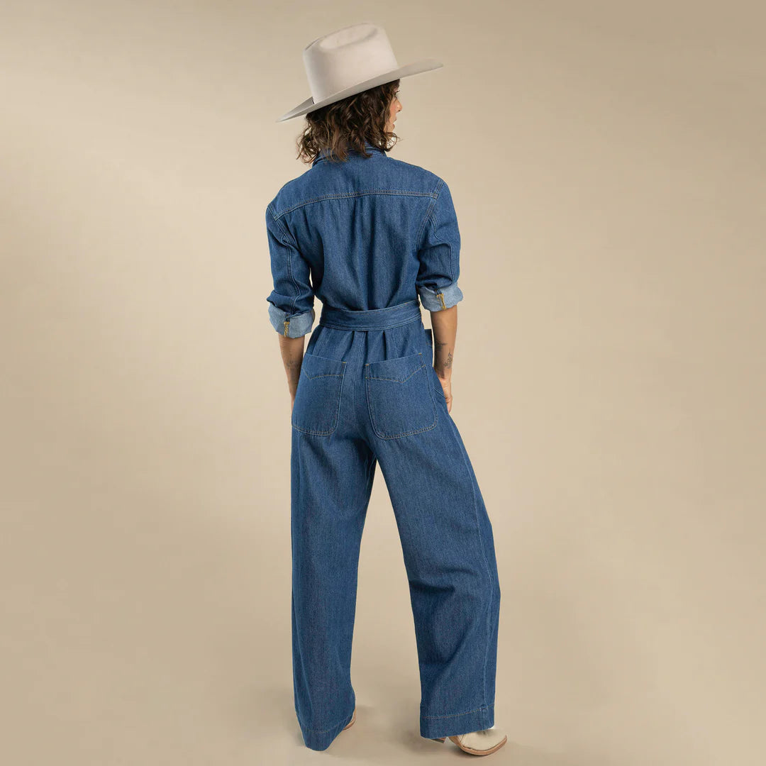 Margot Denim Jumpsuit by Sendero Provisions