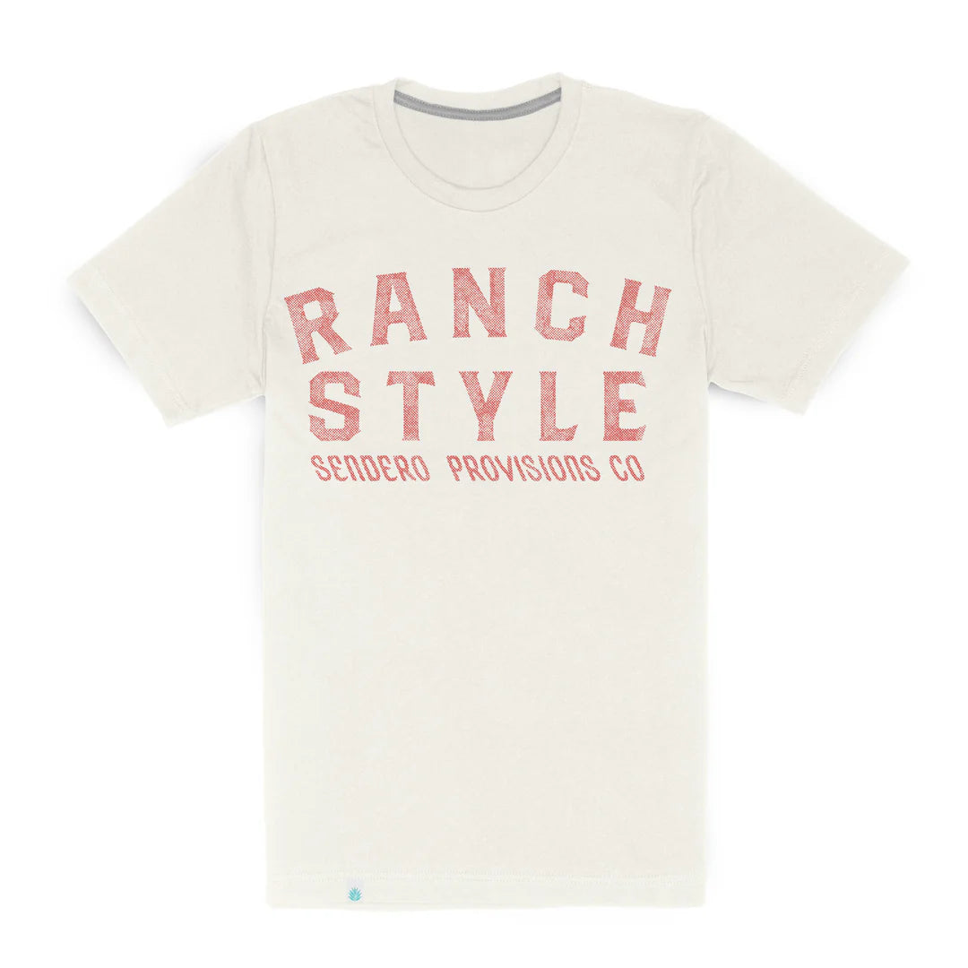 Ranch Style Vintage White Tee Shirt Front