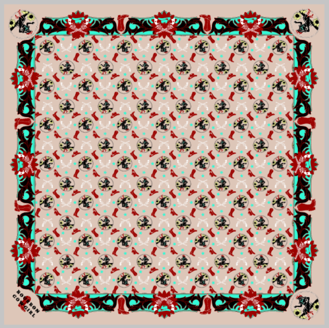 Cowboy scarf pattern screenshot