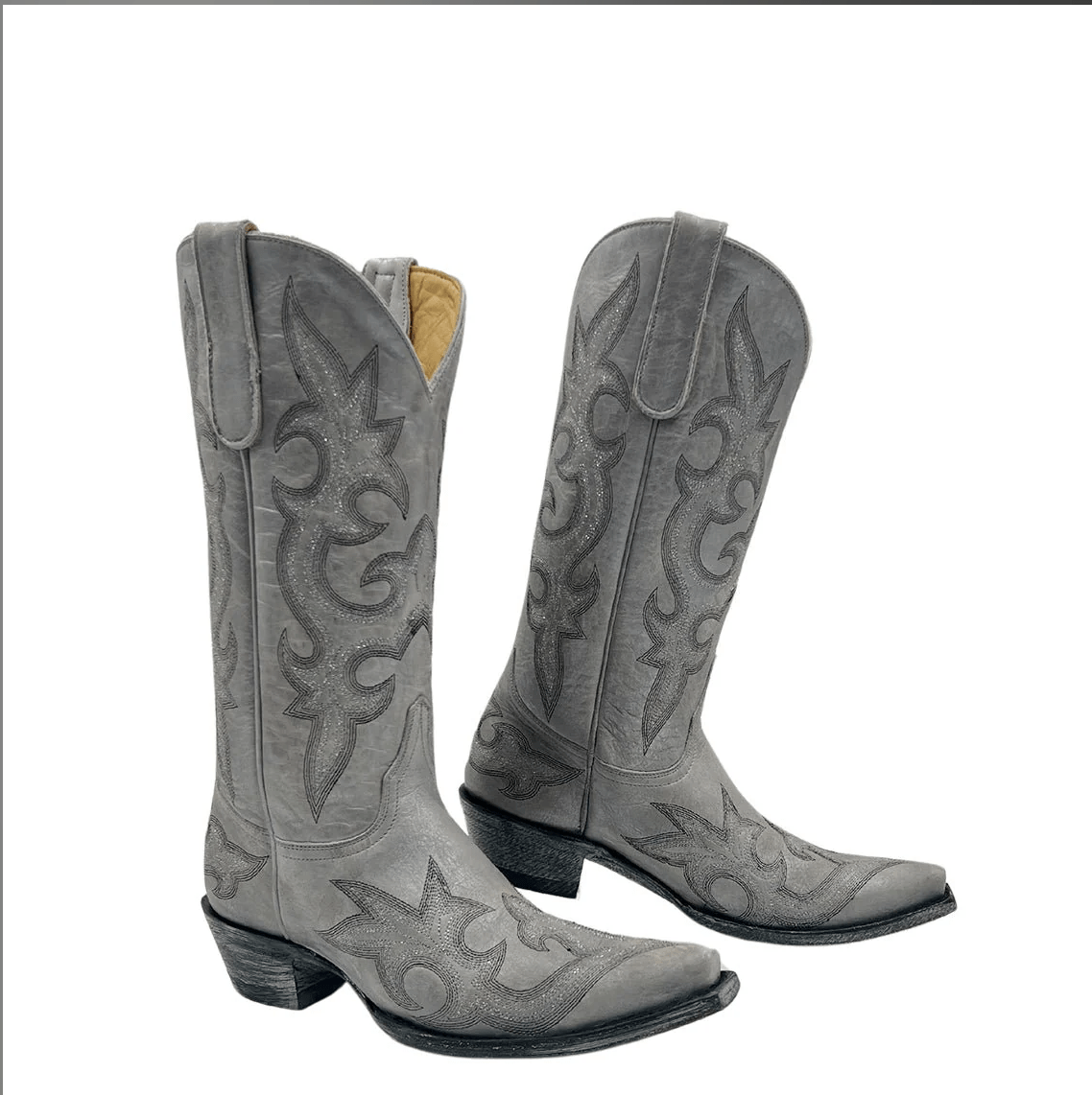 Gray cowboy boots screenshot