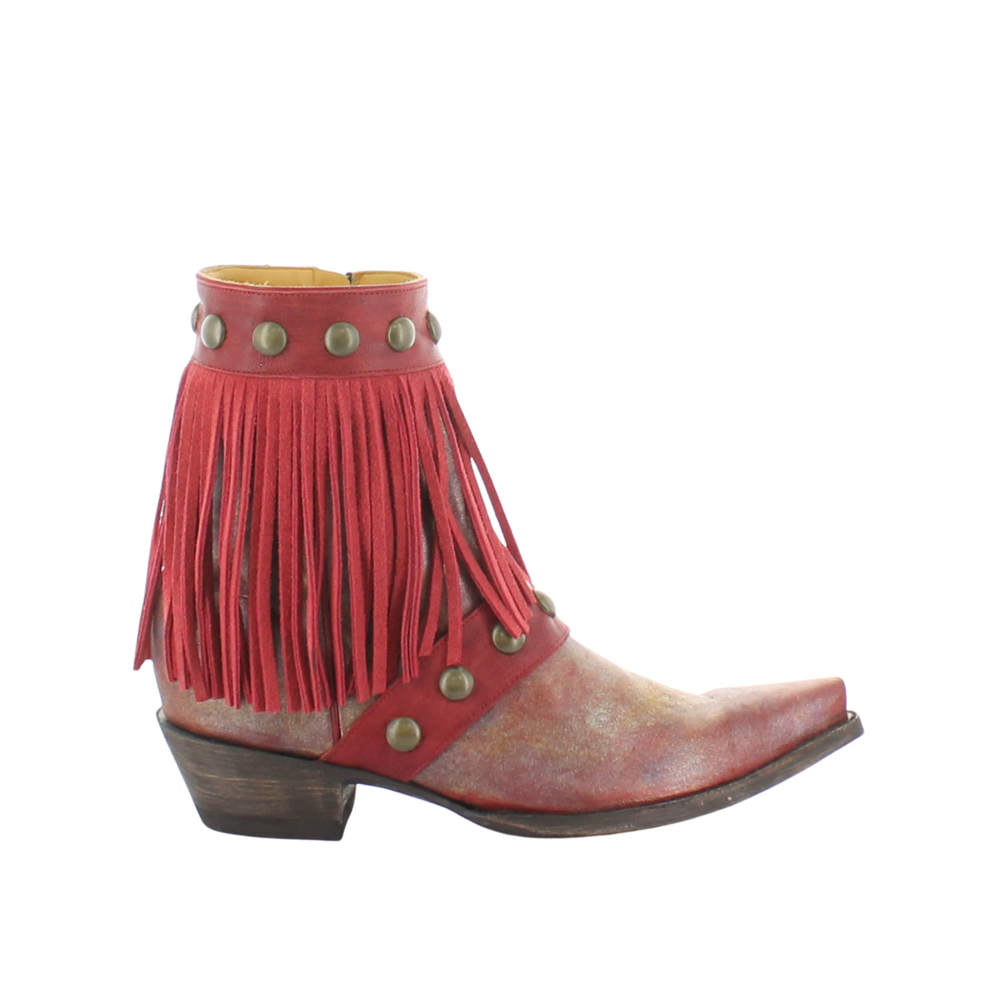 Red fringe cowboy boot, screenshot from 09/21/2024