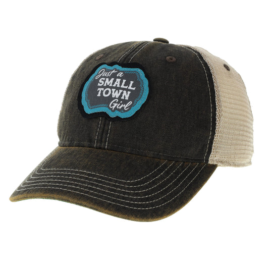 Small Town Girl hat with Just a Small Town Girl patch