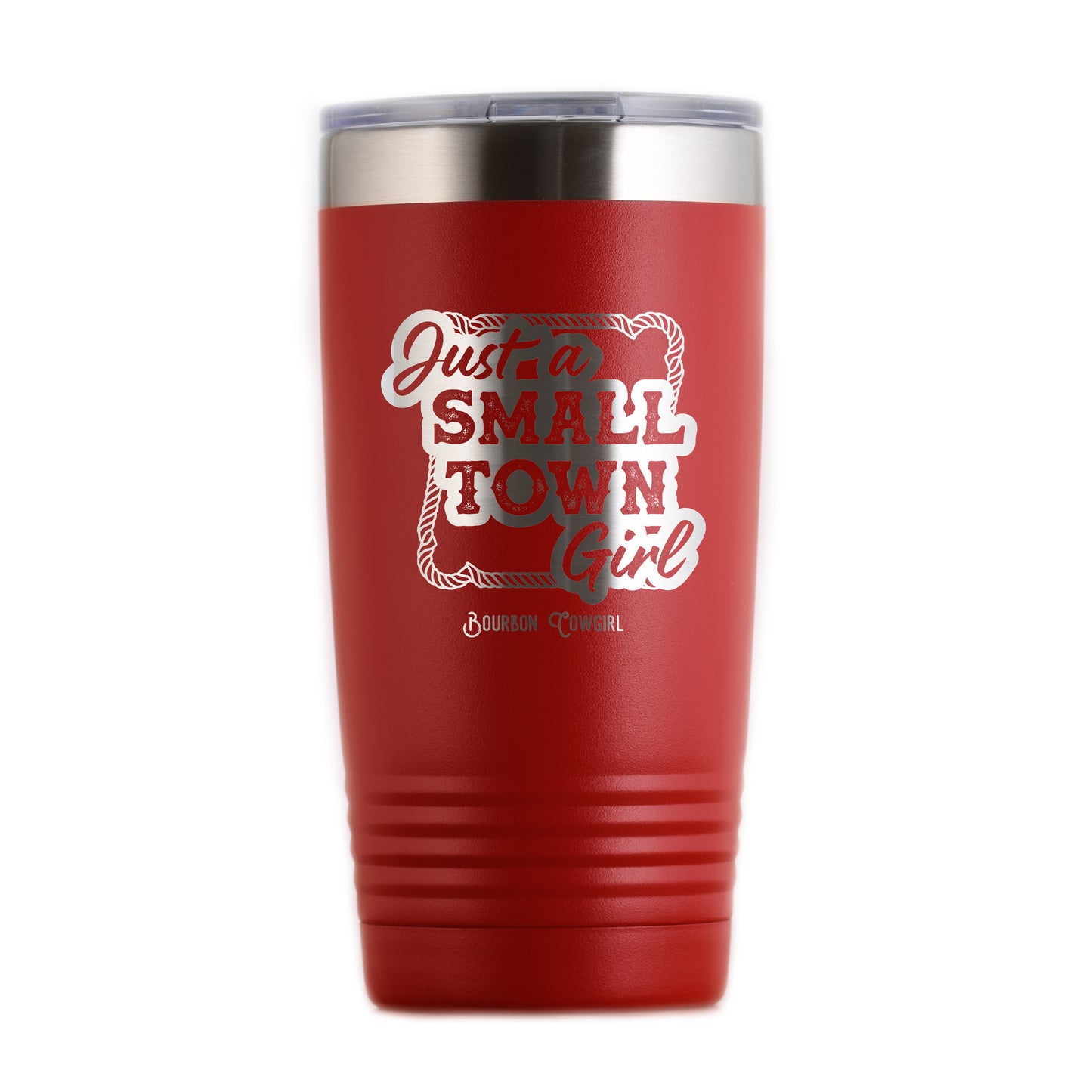 Red Small Town Girl tumbler