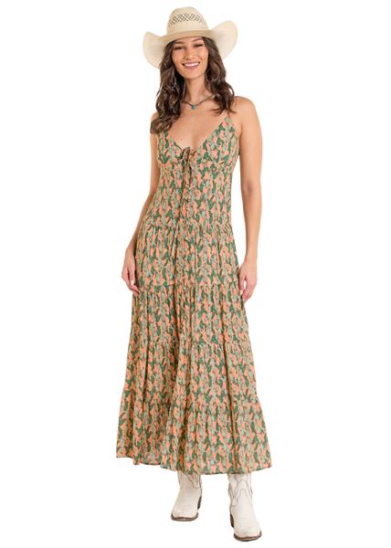 Boho floral maxi dress Style_BWD0R06286--92